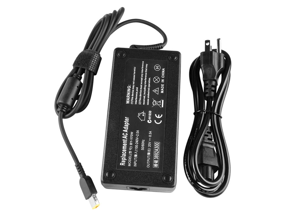 170W Laptop Charger Compatible With 4X20E50574 ADL170NLC3A + Power Cord