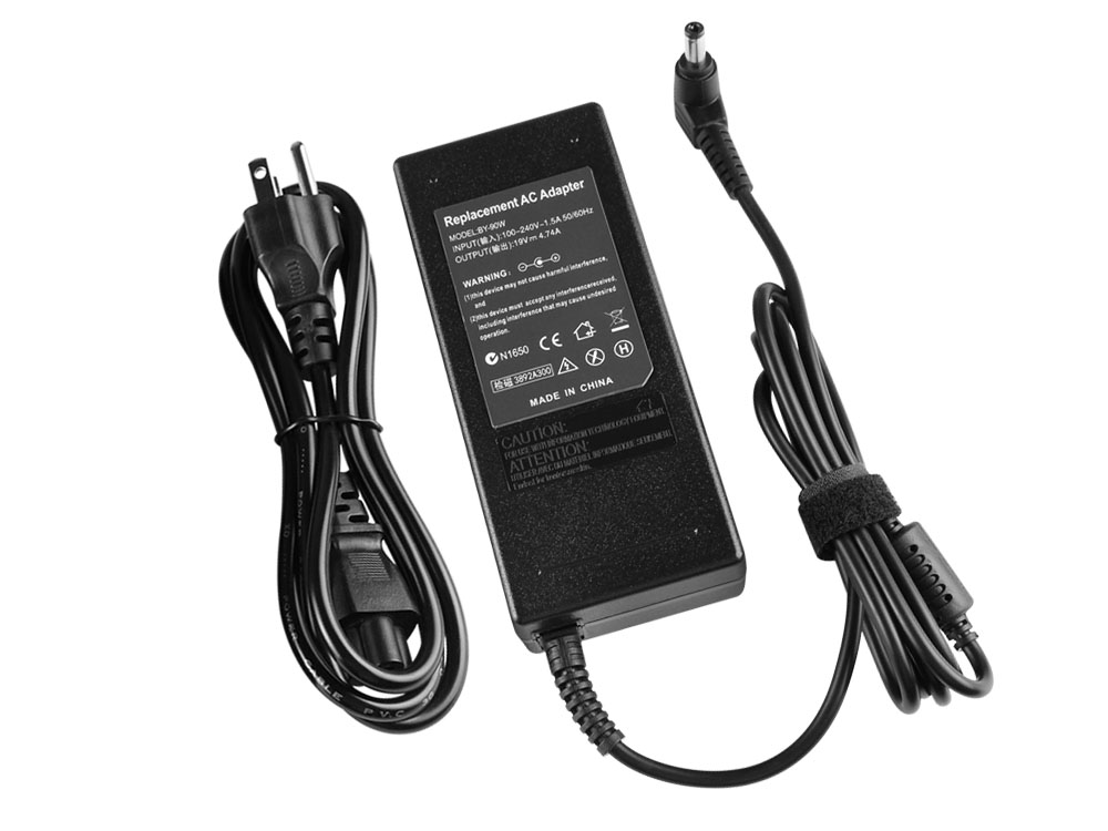 90W Laptop Charger Compatible With FSP090-1ADC21 ADP-65HB BB + Power Cord