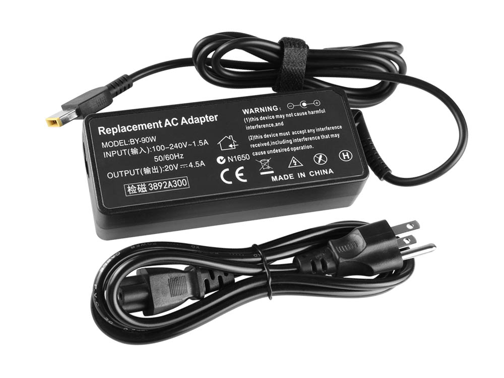90W Laptop Charger Compatible With IdeaCentre 520-24IKL + Power Cord
