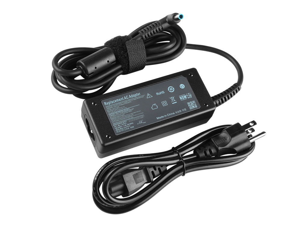 45W Laptop Charger Compatible With L25296-002 + Power Cord