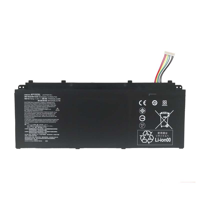 4670mAh 53.9Wh Acer AP1505L Battery