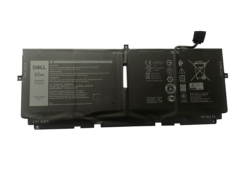 6500mAh 52Wh Battery Dell XPS 13 9380