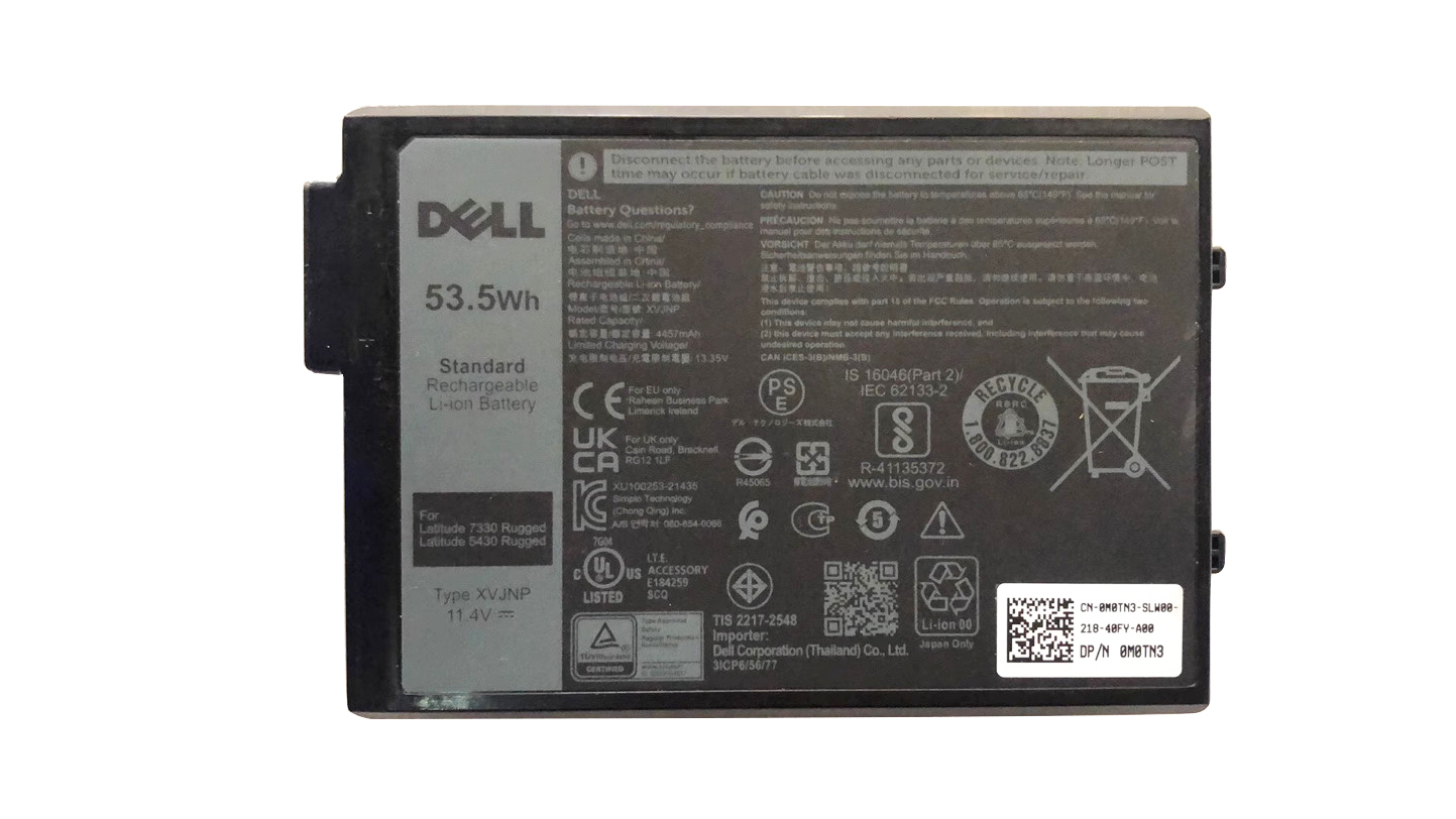 4457mAh 53.5Wh Dell Latitude 5430 Rugged Battery
