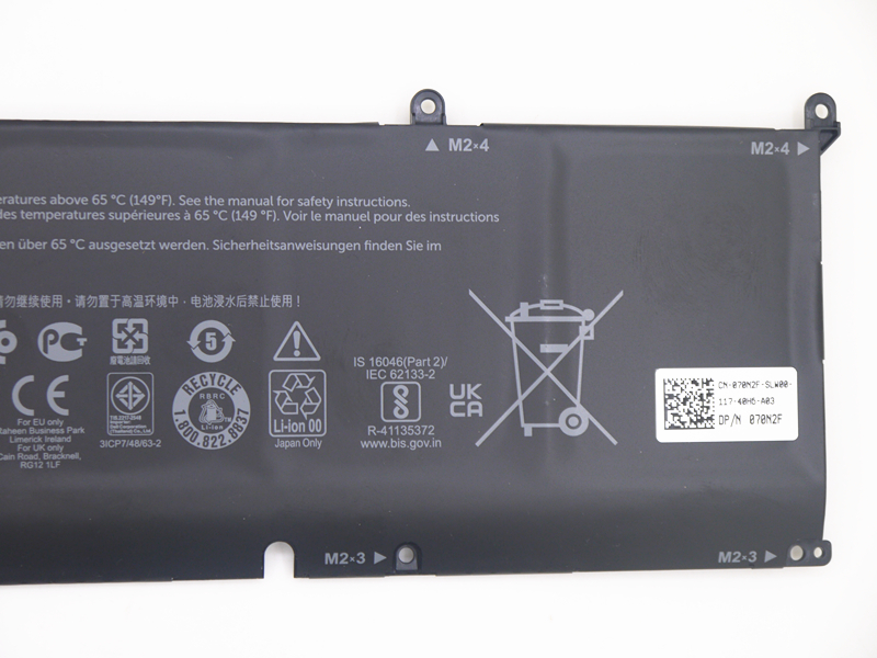 7167mAh 86Wh 6-Cell Dell XPS 15 9530 (2023) Battery