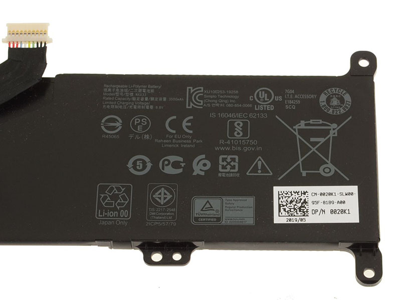 3500mAh 28Wh Battery Dell Inspiron 3195 2-in-1 P31T P31T001